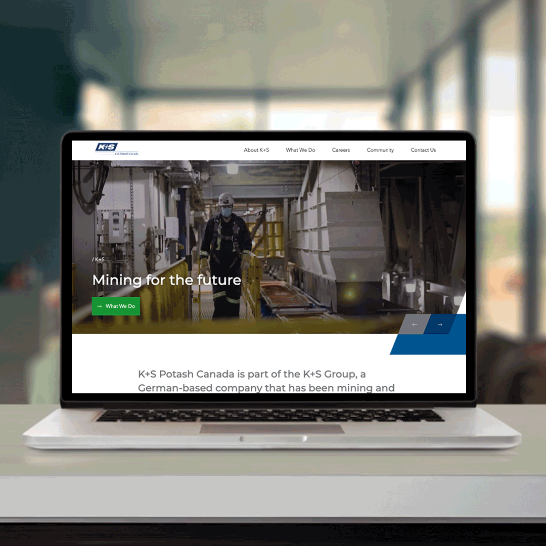 K+S Potash Canada website images